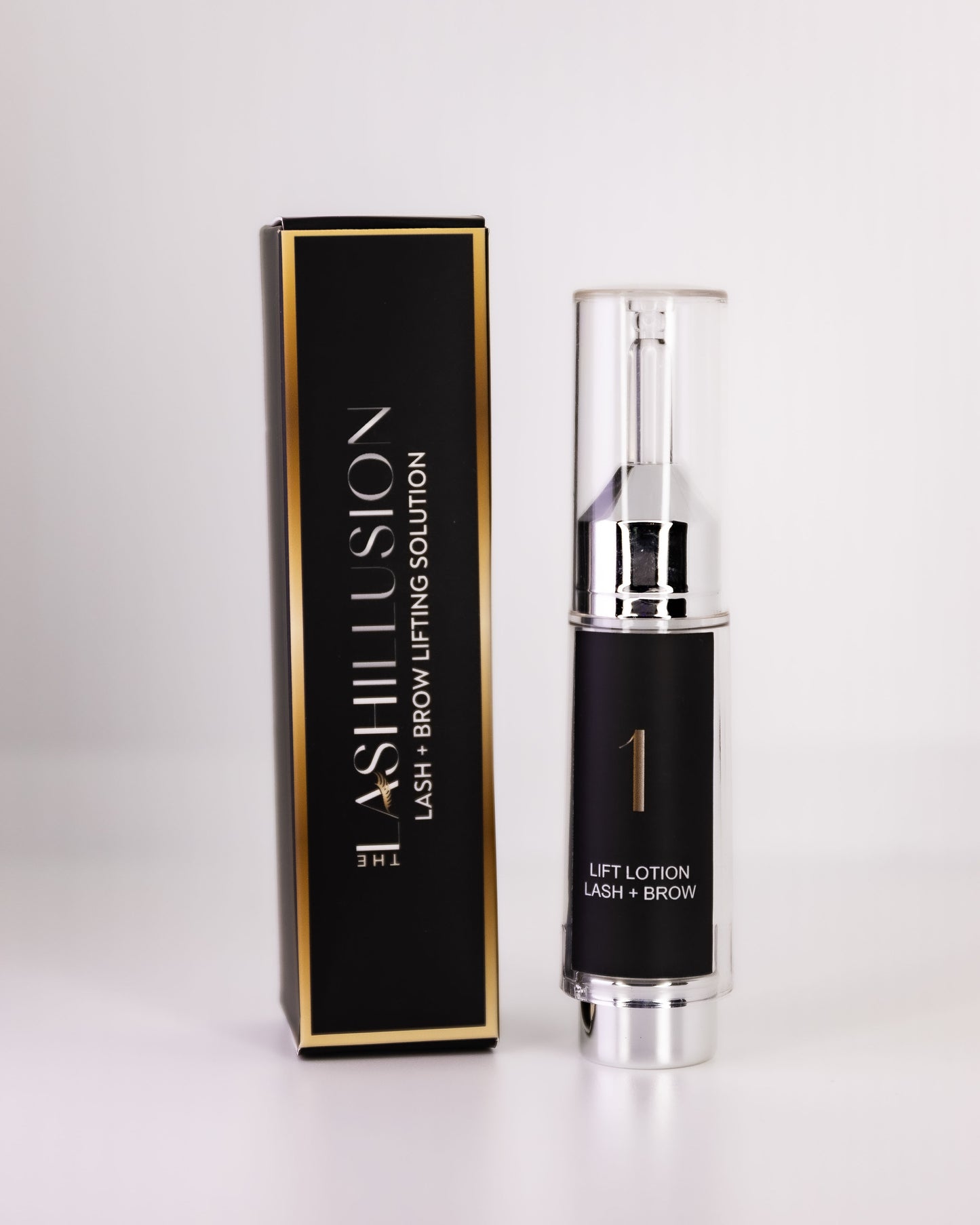 The LASHILLUSION Lash Lift & Brow Lamination - Step 1 and Step 2