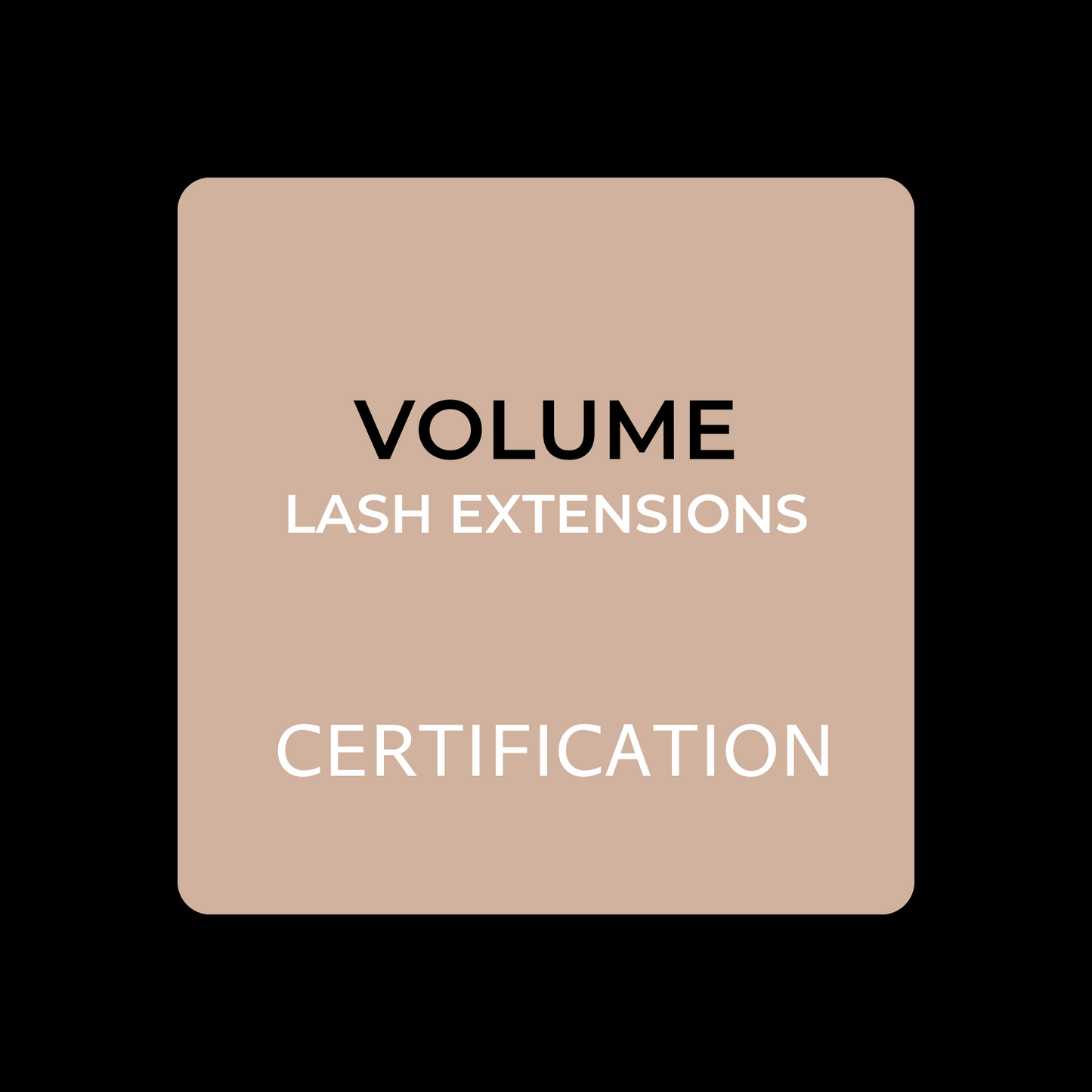 VOLUME LASH EXTENSIONS