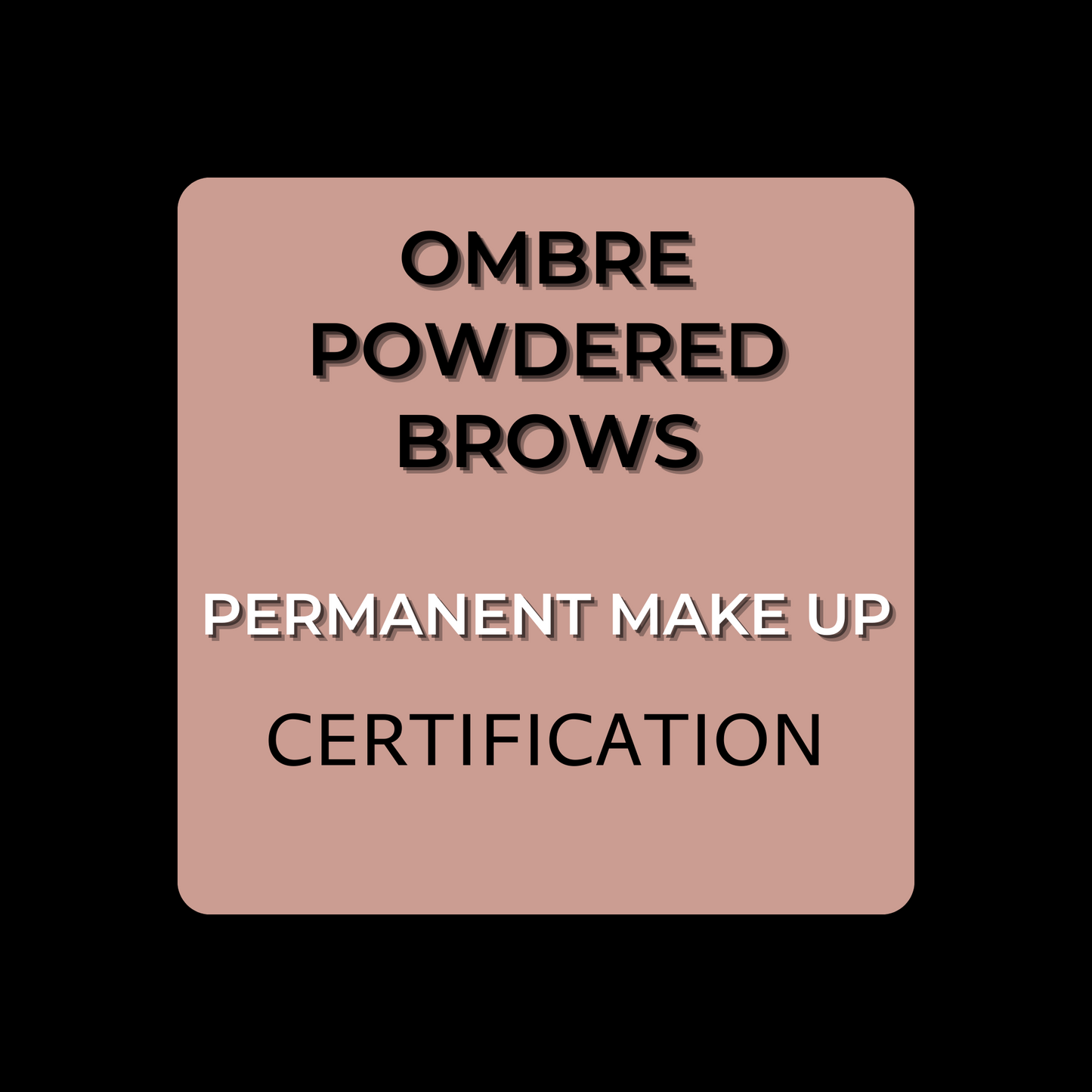 LEARN OMBRE POWDERED EYEBROWS